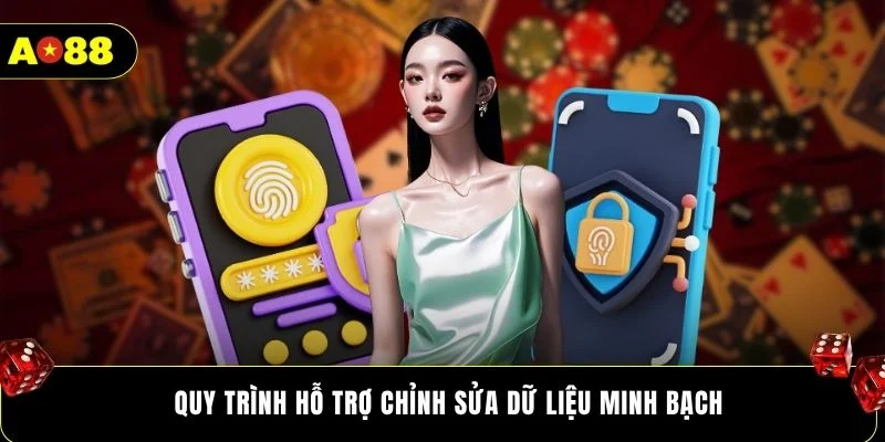 Quy trình hỗ trợ chỉnh sửa dữ liệu minh bạch